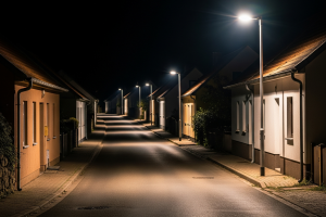 Ứng dụng đèn LED trong chiếu sáng đường làng, ngõ xóm nông thôn mới